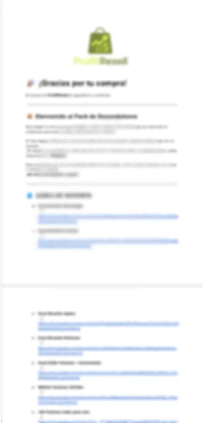 Pack premium proveedores + guía reventa + facturas generables