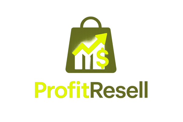 Logo ProfitResell con paleta de colores personalizada